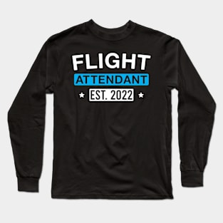 Flight Attendant Est. 2022 Long Sleeve T-Shirt